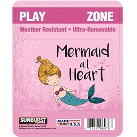 Sunburst Systems Decal Play Zone Bubbles McMaid 4 in x 5 in 6076